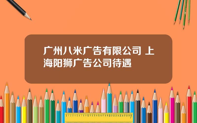广州八米广告有限公司 上海阳狮广告公司待遇